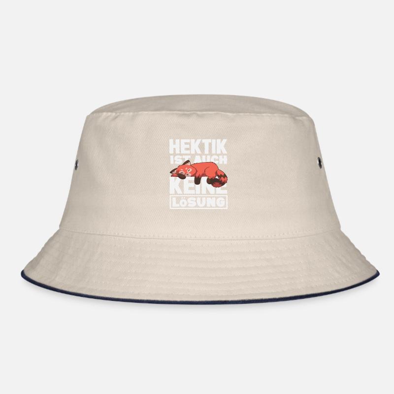 Funny Fox No Motivation Saying Bucket Hat