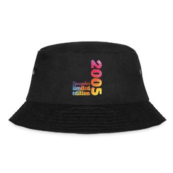 December 2005 Birthday Gift - Bucket Hat - black - Front - Lela (165cm)