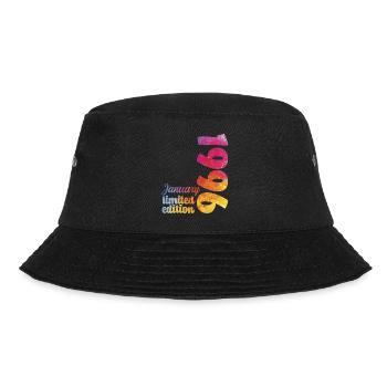 January 1996 Birthday Gift - Bucket Hat - black - Front - Lela (165cm)