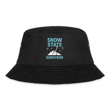 Kaltes Staatsleben Geschenk Eiskalte - Bucket Hat - Schwarz - Vorne - Lela (165cm)