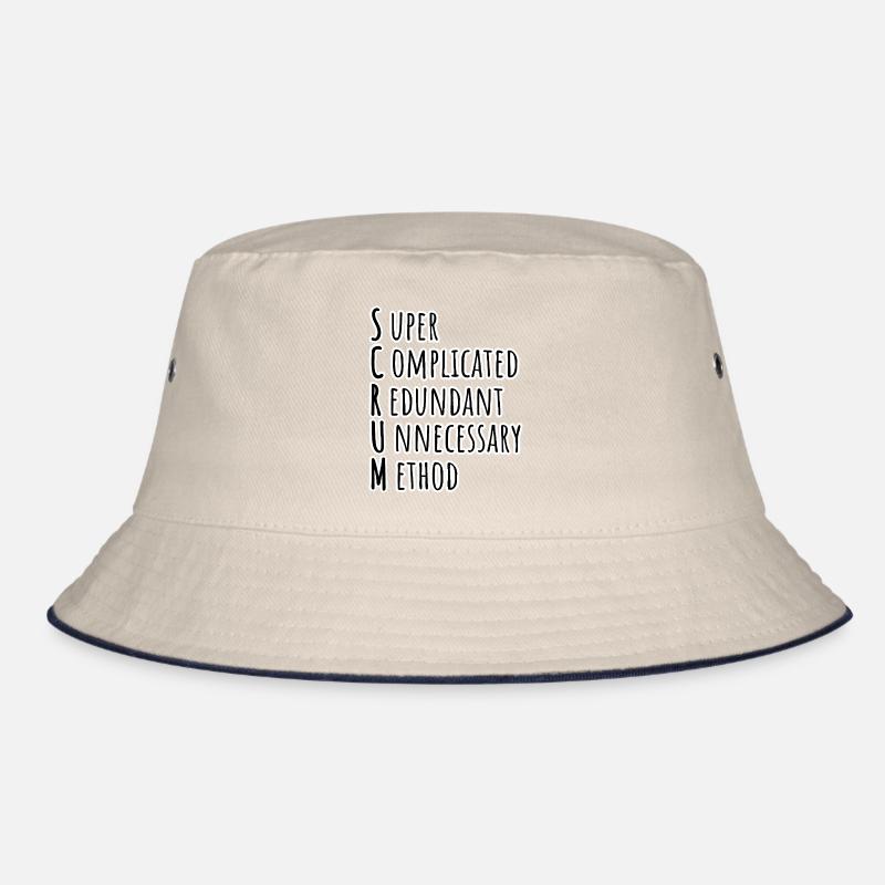 SCRUM Master has agilely developed the Daily Backlog Refinement Bucket Hat
