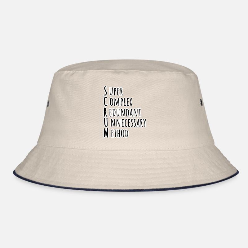 Scrum Master Daily Team Backlog Refinement! Agil! Bucket Hat