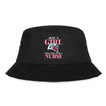 Just a woman who loves nurse - Bucket Hat - black - Front - Lela (165cm)