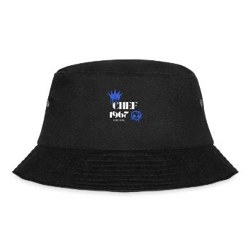 Chef Edition 1967 58 Birthday Saying - Bucket Hat - black - Front - Lela (165cm)