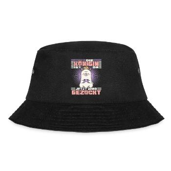 Gamer Llama Queen - Bucket Hat - black - Front - Lela (165cm)