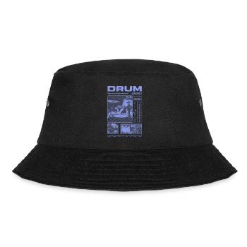 Rock Drummer Drum Player Streetwear - Bucket Hat - black - Front - Lela (165cm)