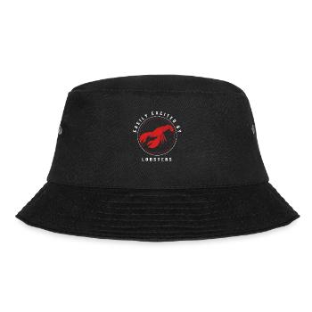 Hummer Meeresfrüchte Lobster Languste - Bucket Hat - Schwarz - Vorne - Lela (165cm)