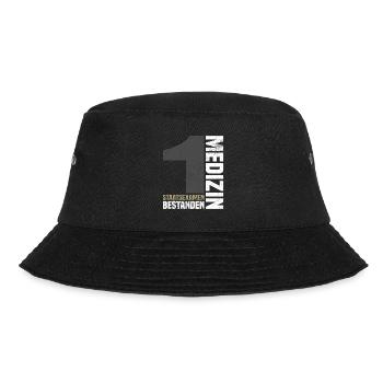 1. Staatsexamen Medizin - Bucket Hat - Schwarz - Vorne - Lela (165cm)