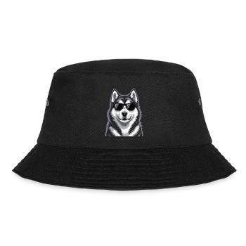 Alaskan malamute - Bucket Hat - black - Front - Lela (165cm)