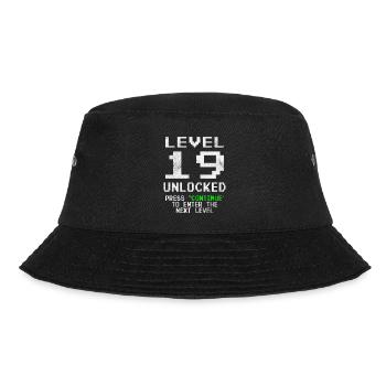 Gamer Niveau 19 débloqué - Gaming - Bob - noir - Devant - Lela (165cm)