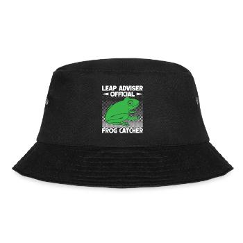 Frog Catcher Leap Adviser Official Frog - Bucket Hat - Schwarz - Vorne - Lela (165cm)