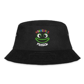 Carnival Frog | colorful carnival costume - Bucket Hat - black - Front - Lela (165cm)