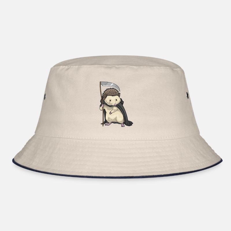 Igel Halloween Sensemann Bucket Hat