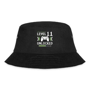 Level 11 - Bucket Hat - black - Front - Lela (165cm)