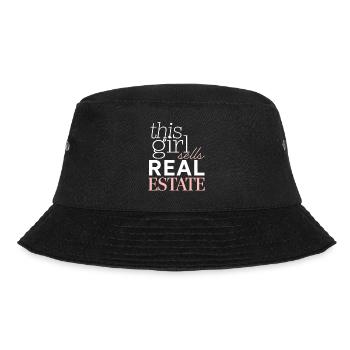 This Girl Sells Real Estate - Bucket Hat - black - Front - Lela (165cm)