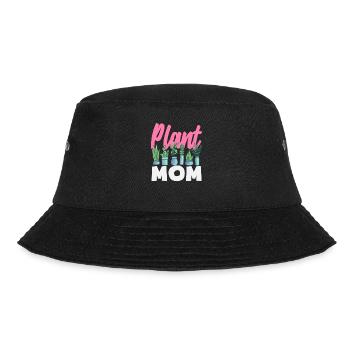 Pflanzenliebhaberin Mama Pflanzen Sukkulente Blume - Bucket Hat - Schwarz - Vorne - Lela (165cm)
