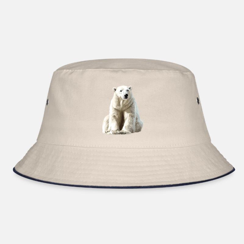 Polarbär im Eislicht Bucket Hat
