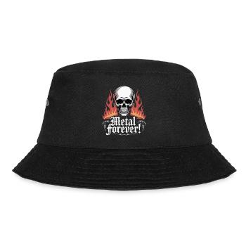 Metal Forever Skull Flame - Bucket Hat - black - Front - Lela (165cm)