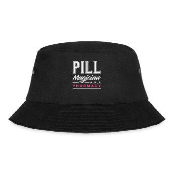 Pill magician, pharmacist, pharmacy technician - Bucket Hat - black - Front - Lela (165cm)