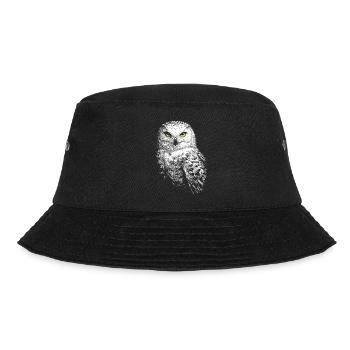 Snowy owl - Bucket Hat - black - Front - Lela (165cm)