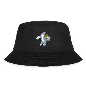 Katze Bowling Bowlingkugel Pin - Bucket Hat - Schwarz - Vorne - Lela (165cm)