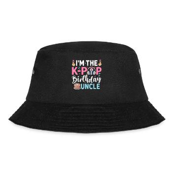 I'm The K-Pop Birthday Uncle - Bucket Hat - black - Front - Lela (165cm)