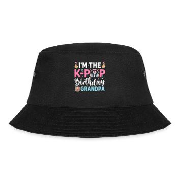 I'm The K-Pop Birthday Grandpa - Bucket Hat - black - Front - Lela (165cm)
