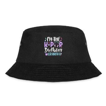 I'm The K Pop Birthday Grandpa - Bucket Hat - Schwarz - Vorne - Lela (165cm)