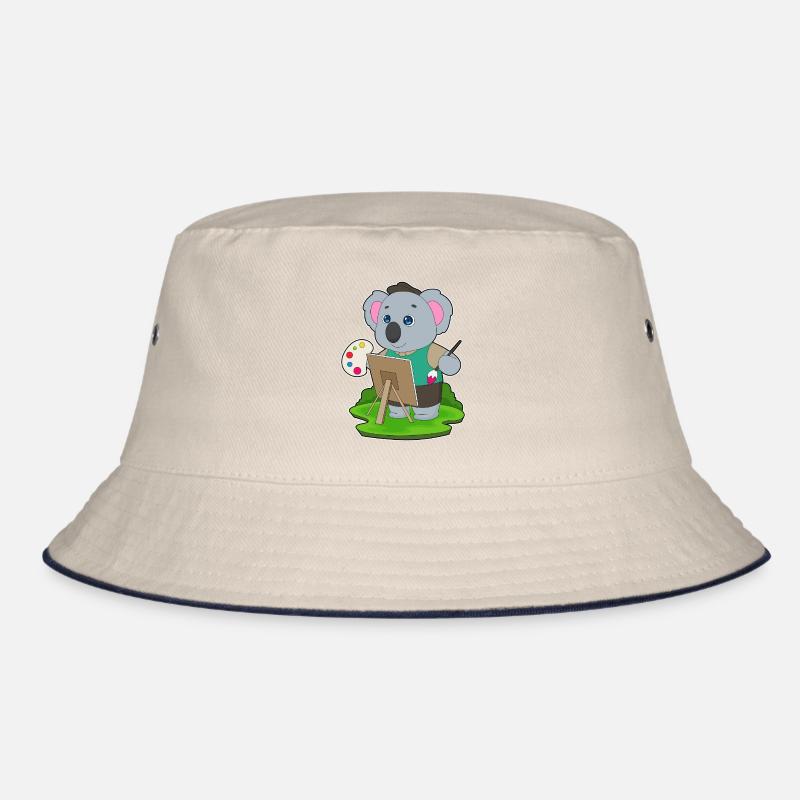 Koala Maler Pinsel Malen Bucket Hat