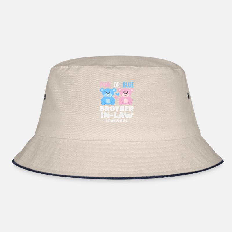 Pink Oder Blau Stiefbruder Liebt Dich Bucket Hat