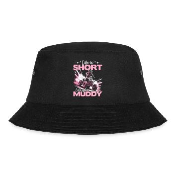 Quad ATV Woman Girl Four Wheeler - Bucket Hat - black - Front - Lela (165cm)