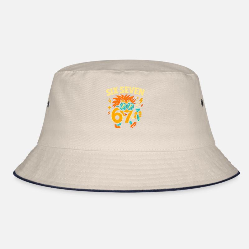 Six Seven 67 Wissenschaft Humor Nerd Geschenkidee Bucket Hat