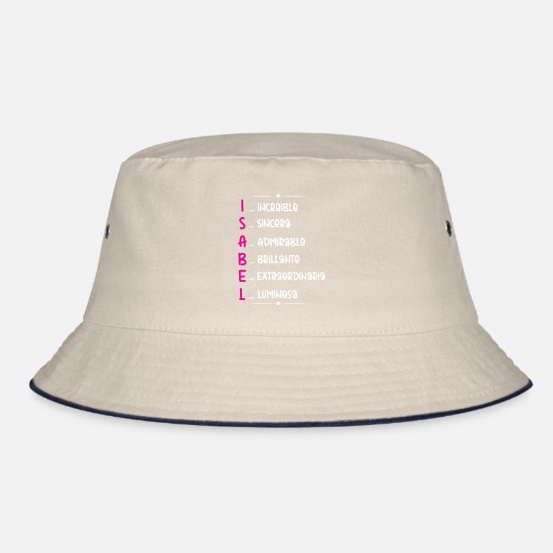 Isabel Name Personalisiertes Geschenk Bucket Hat