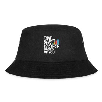 That Wasn't Evidence-Based Medicine Lab Nerd Doctor - Bucket Hat - black - Front - Lela (165cm)