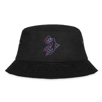 Basketball Mädchen Basketballerin Frauen - Bucket Hat - Schwarz - Vorne - Lela (165cm)