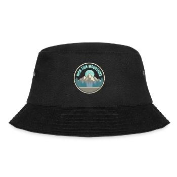 High Tide Mountains Mountain Forest Motif - Bucket Hat - black - Front - Lela (165cm)