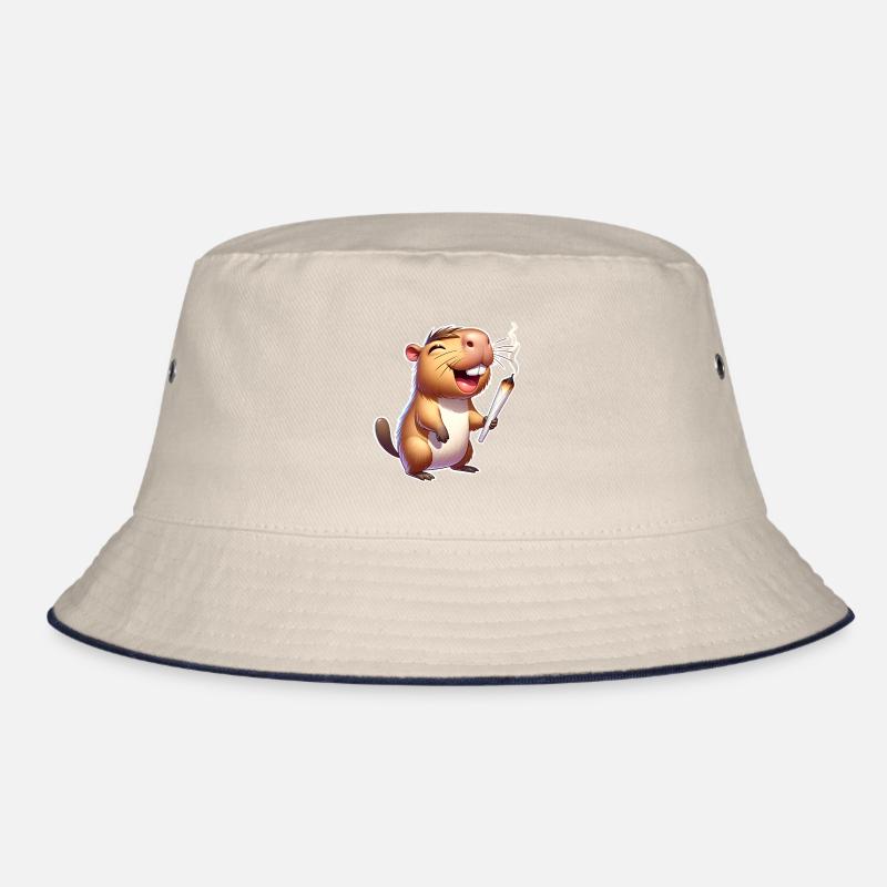 Capybara Joint Weed Bucket Hat