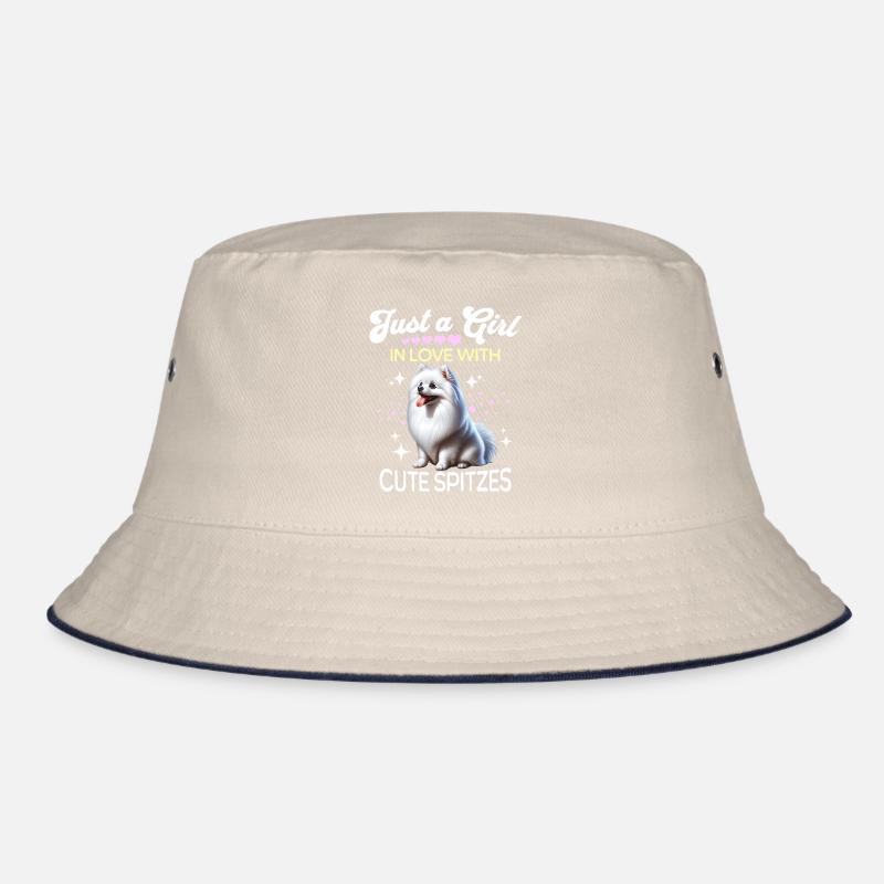 Spitz Zwergspitz Mädchen Bucket Hat