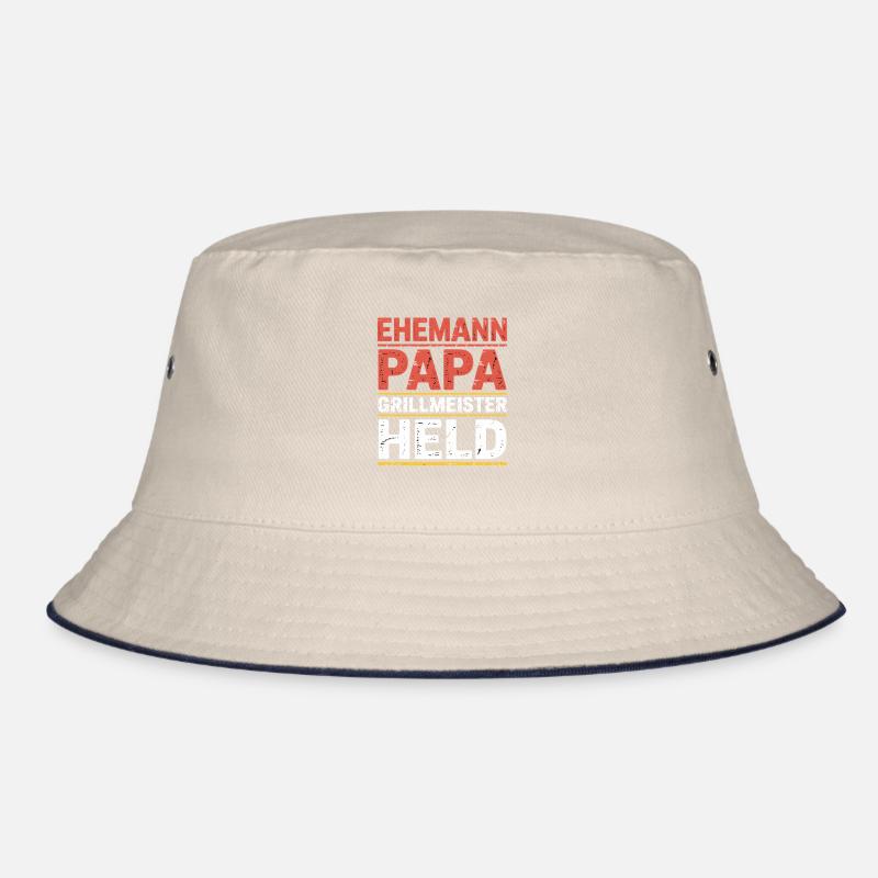 Vatertag Grillmeister Papa Ehemann Männer Bucket Hat