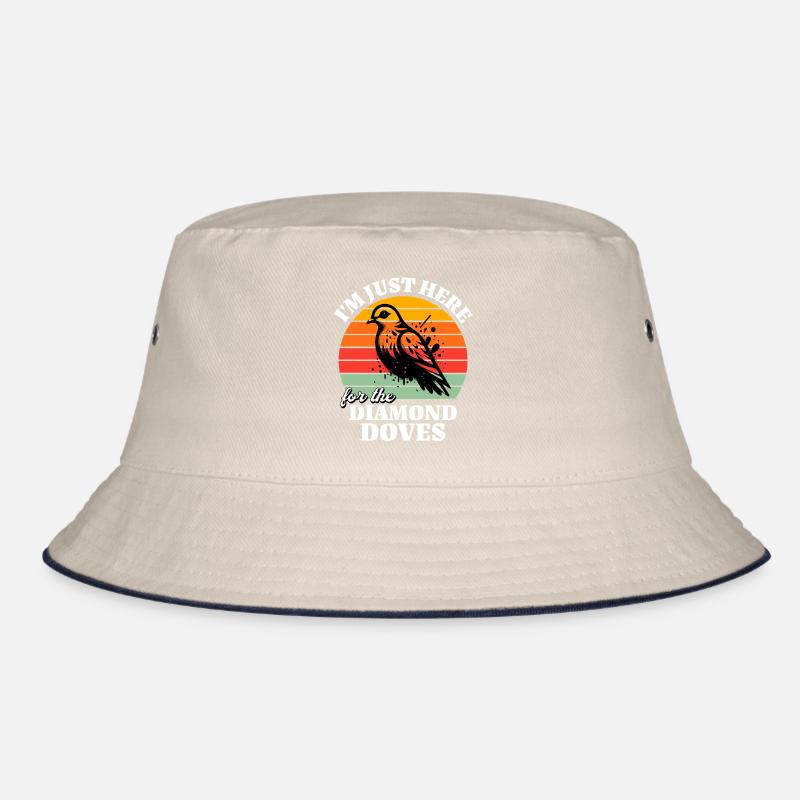 Lustige Diamanttaube Sprüche Bucket Hat