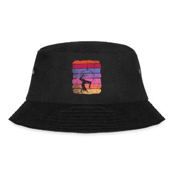 Aerialist Vintage Aerial Ring Lyra Luftring - Bucket Hat - Schwarz - Vorne - Lela (165cm)