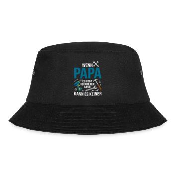 Wenn Papa es nicht reparieren kann Werkzeug - Bucket Hat - Schwarz - Vorne - Lela (165cm)