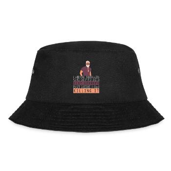 Sexy Grandpa Lustiger Opa Spruch Großvater - Bucket Hat - Schwarz - Vorne - Lela (165cm)