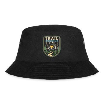 Trail Running Life - Bucket Hat - black - Front - Lela (165cm)