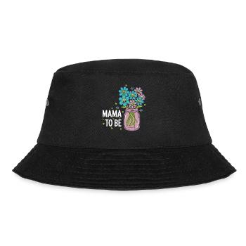 Gender Reveal Baby Shower Mama To Be Mom Dad Team - Bucket Hat - black - Front - Lela (165cm)