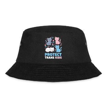 Pride Month LGBTQ - Protect Trans Kids - Bucket Hat - black - Front - Lela (165cm)