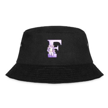 Lettre C Licorne Violette - Bob - noir - Devant - Lela (165cm)