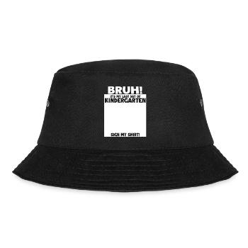 Bruh Last Day Of Kindergarten Graduate - Bucket Hat - black - Front - Lela (165cm)