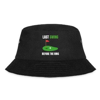 Last Swing Golf Groom - Bucket Hat - black - Front - Lela (165cm)