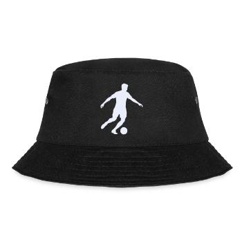 fussball_sport - Bucket Hat - Schwarz - Vorne - Lela (165cm)